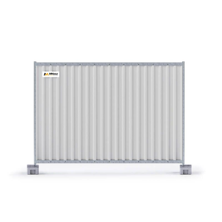 Ogrodzenie budowlane pełne 2825 x 2080 mm ocynk
